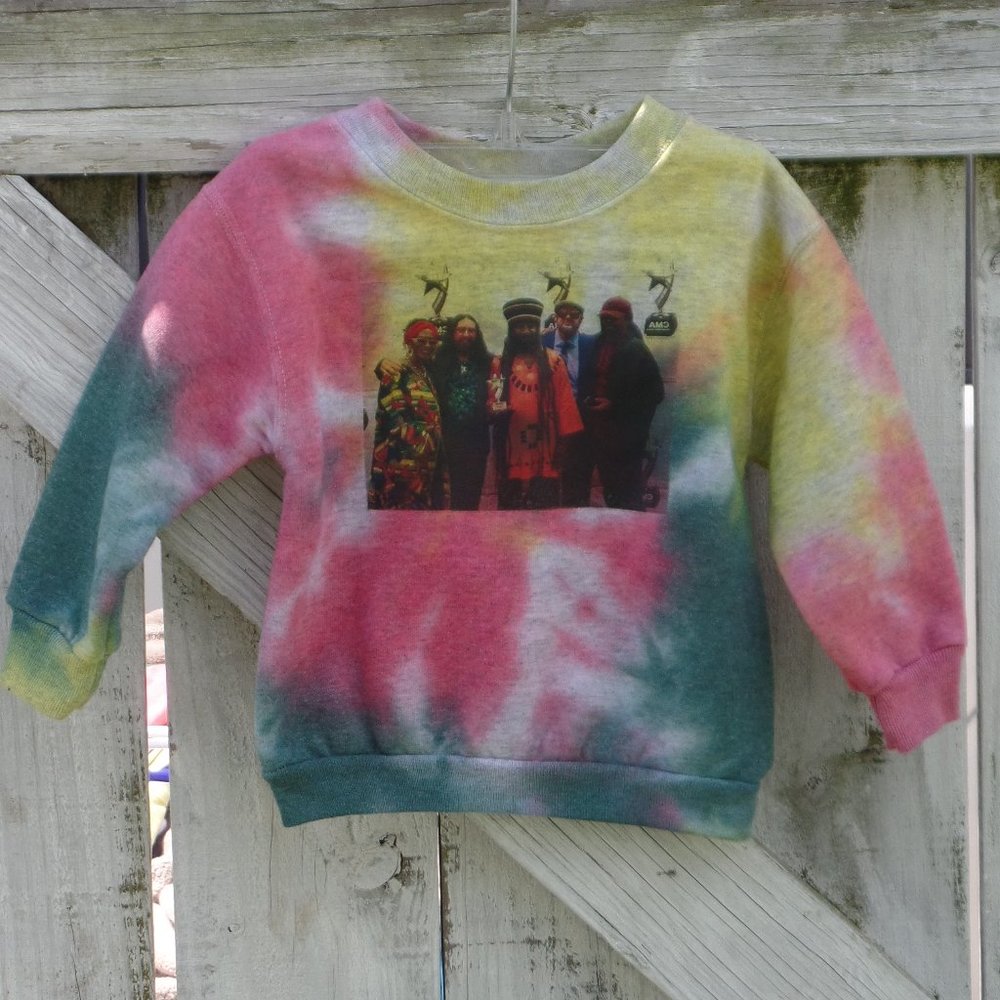 Tie Dye Sweatshirt Arizona Size 2 Music Rasta Band - Picture 2 of 7